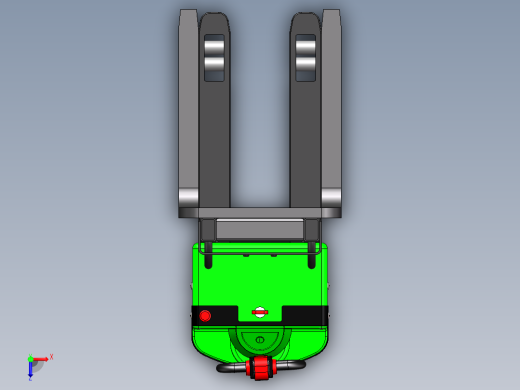 叉车 堆高车 SW STP STL俯视缩略图