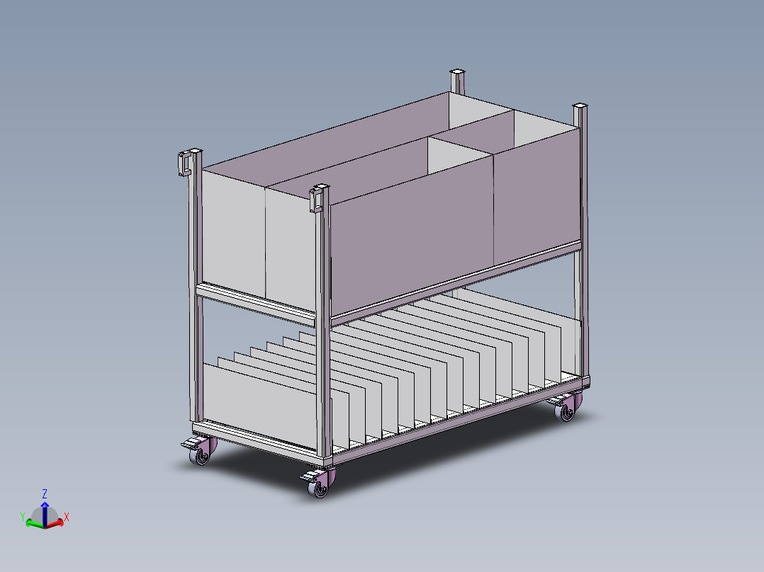 随机文件资料配送车