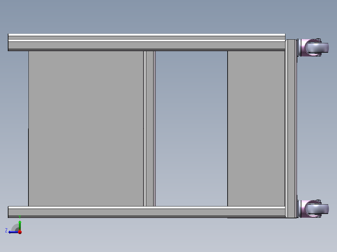 随机文件资料配送车右视图