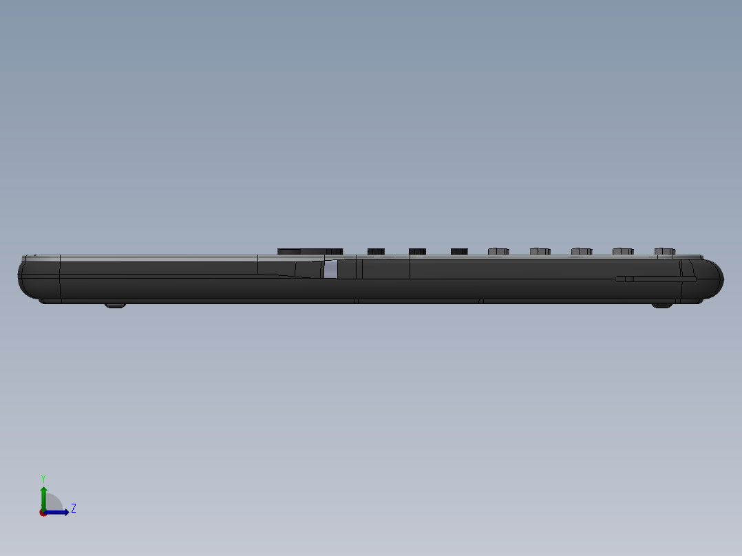 卡西欧计算器左视图