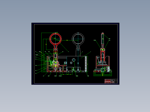 D0718-250吨闭式双点压力机执行机构设计+CAD+说明书==662399=250