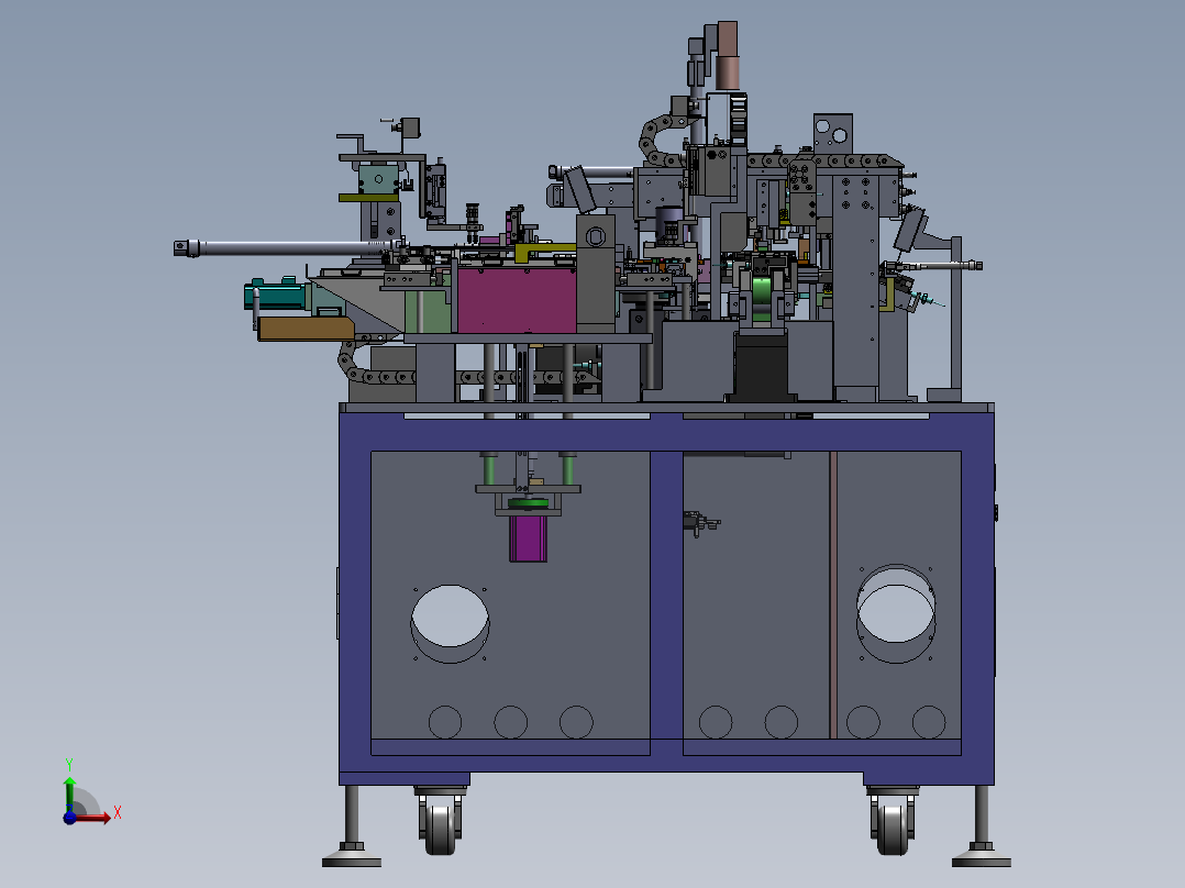 一种软包电池极耳激光点焊机sw18可编辑前视图