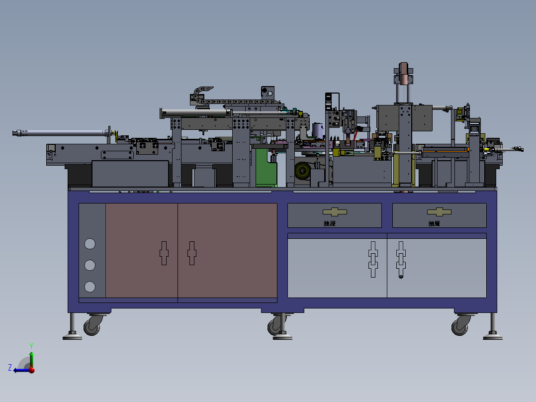 一种软包电池极耳激光点焊机sw18可编辑右视图