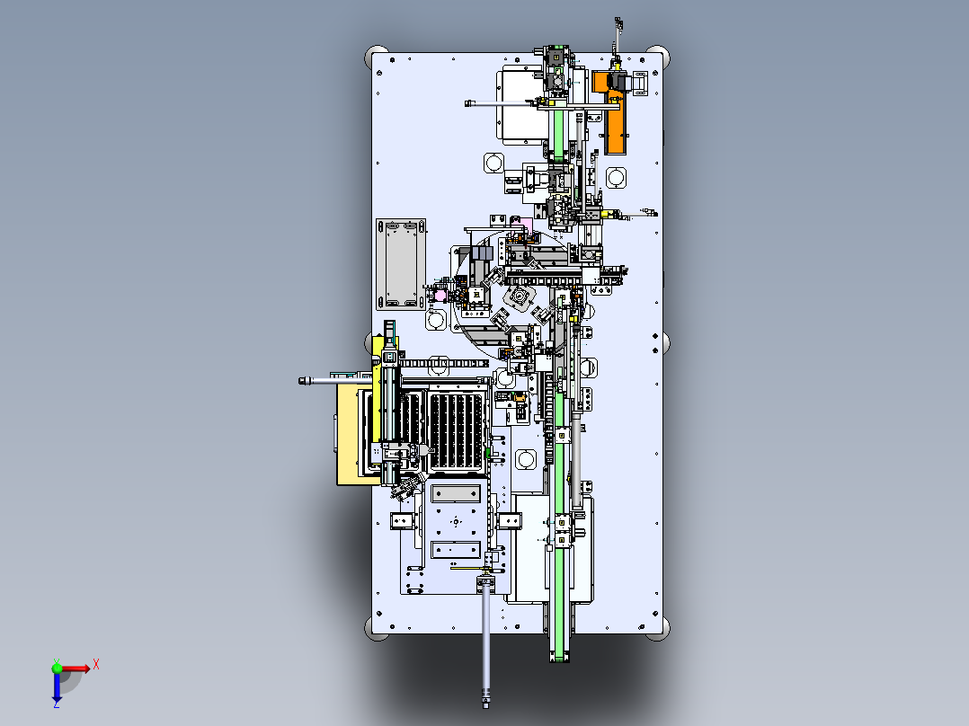一种软包电池极耳激光点焊机sw18可编辑俯视图