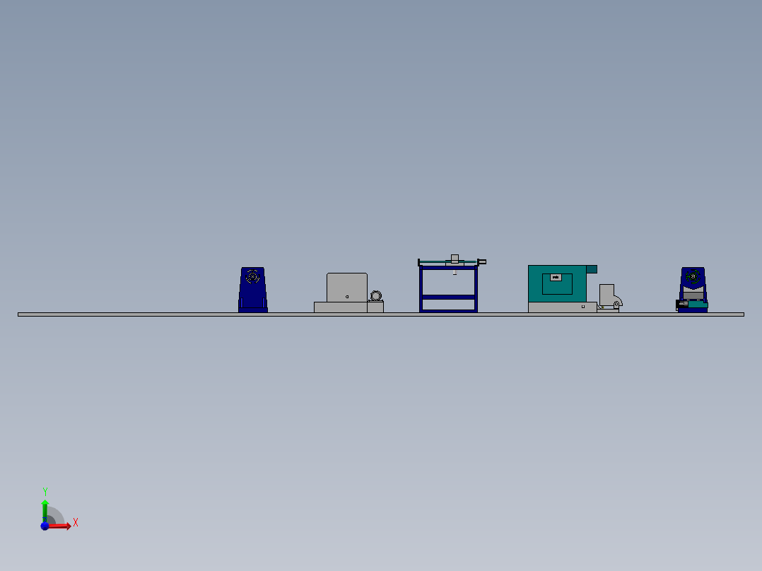 剪板机全套图纸前视图