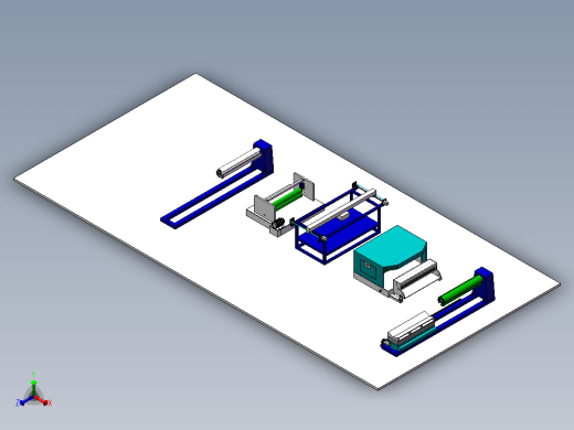 剪板机全套图纸正等轴测缩略图