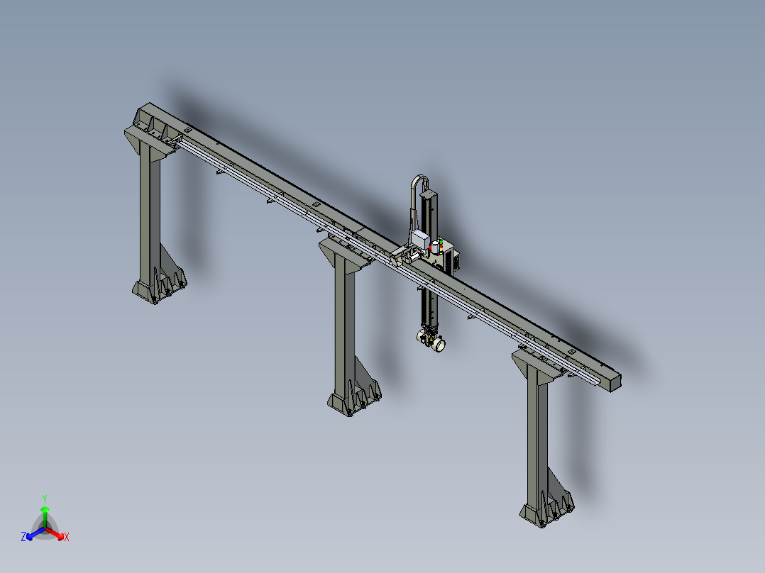 单臂桁架龙门机器人模型