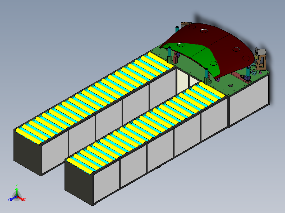东风汽车挡风玻璃密封工装夹具设计