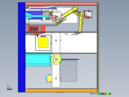 减振器焊接工作站左视缩略图