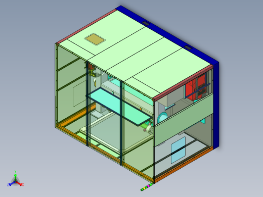 减振器焊接工作站正等轴测缩略图