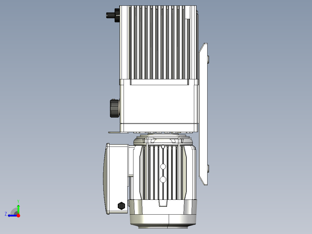 泵、水泵(83)右视图