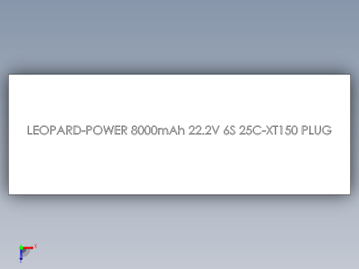 豹子_电源_8000mAh_22.2V_6S俯视缩略图