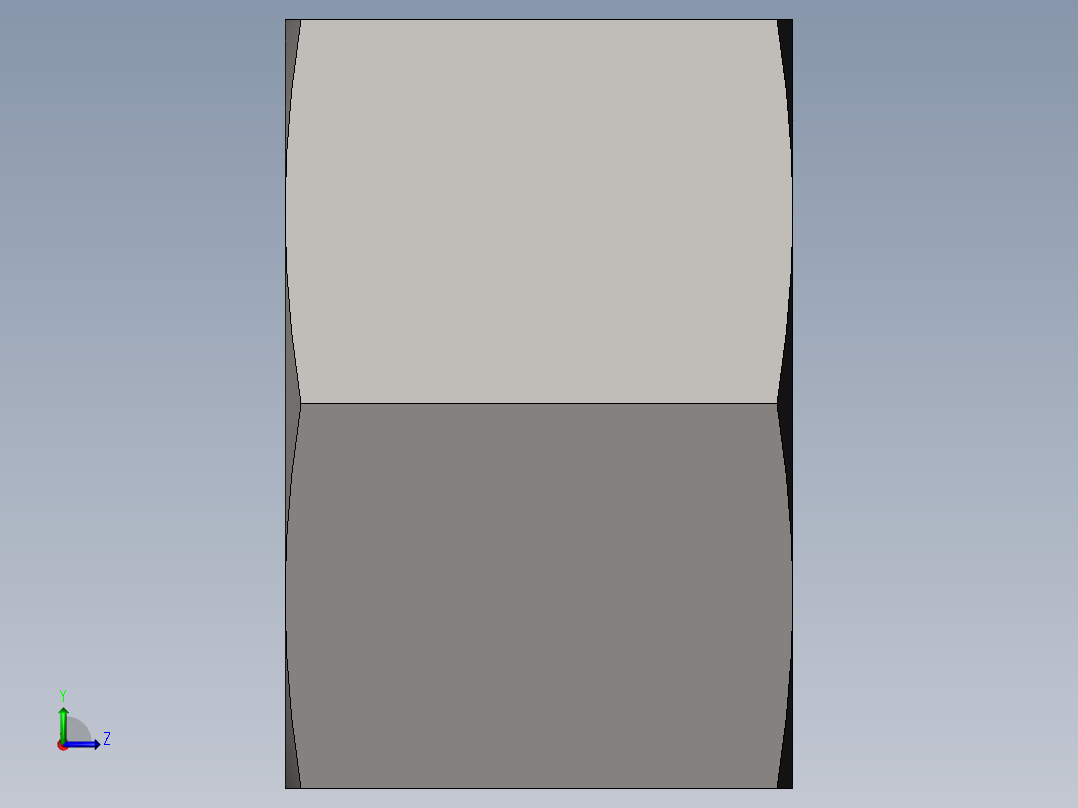 GB／T41-20001型六角螺母C级(M18)左视图