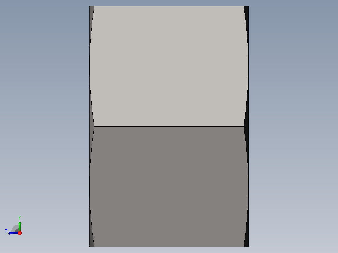 GB／T41-20001型六角螺母C级(M18)右视图