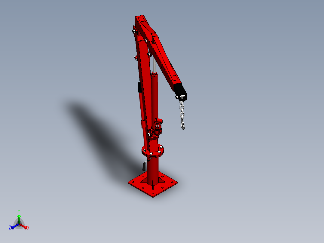 起重机-1(83)正等轴测图