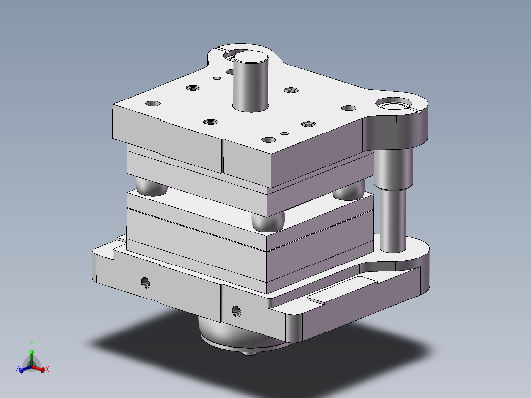 盒形件成形模具