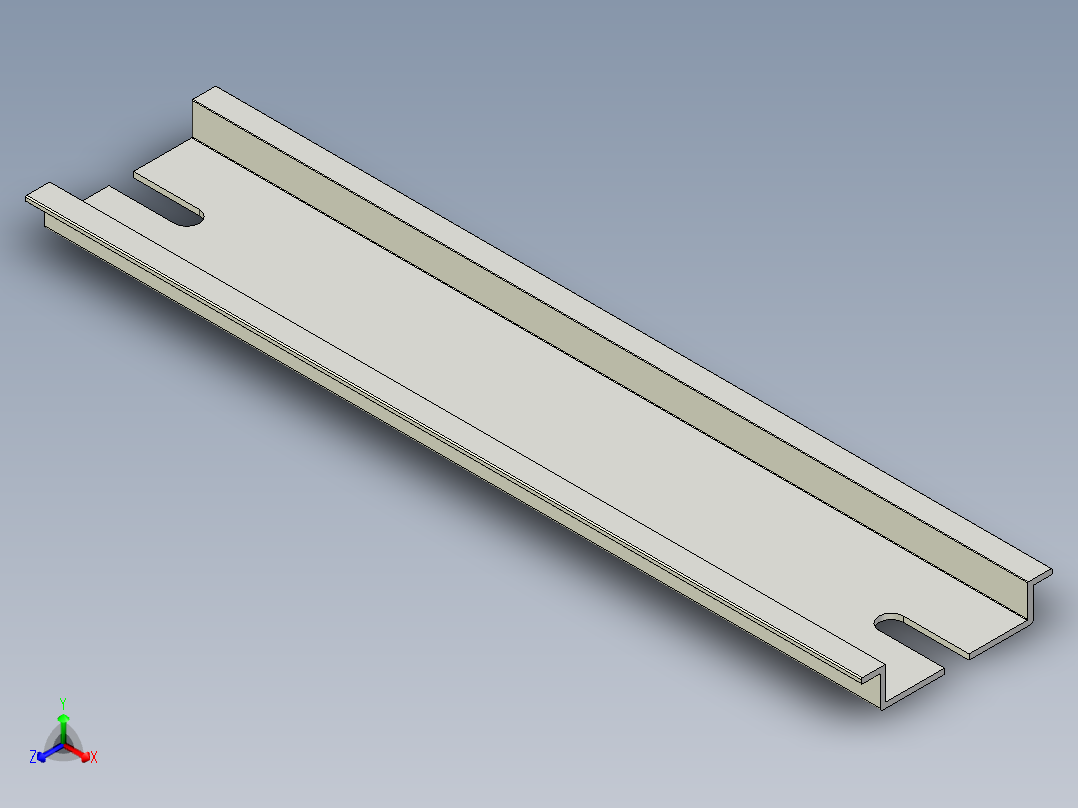 A0002821-DIN 35mm 103mm电器元件安装轨道