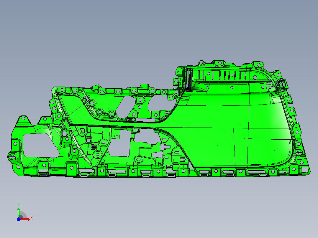汽车零部件大型模具 (1)前视图