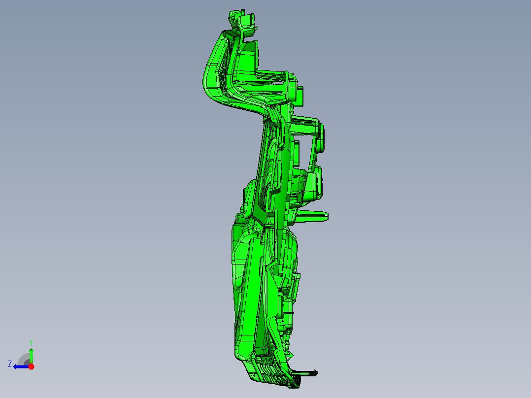 汽车零部件大型模具 (1)右视图