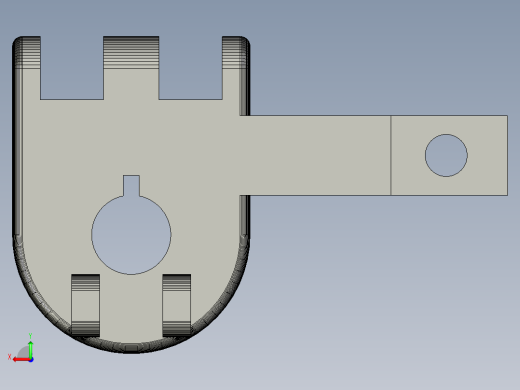 简易的仿生机器人结构  OBJ后视缩略图