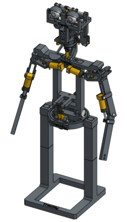 简易的仿生机器人结构  OBJ缩略图