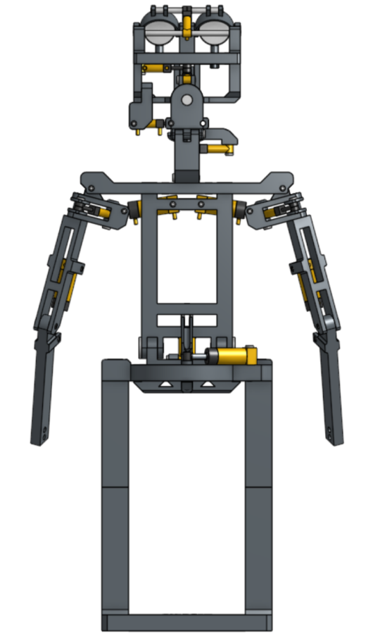 简易的仿生机器人结构  OBJ缩略图