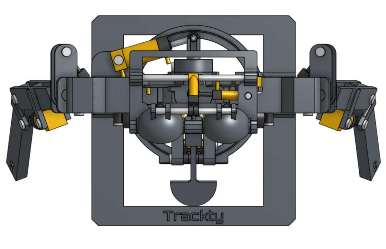 简易的仿生机器人结构  OBJ