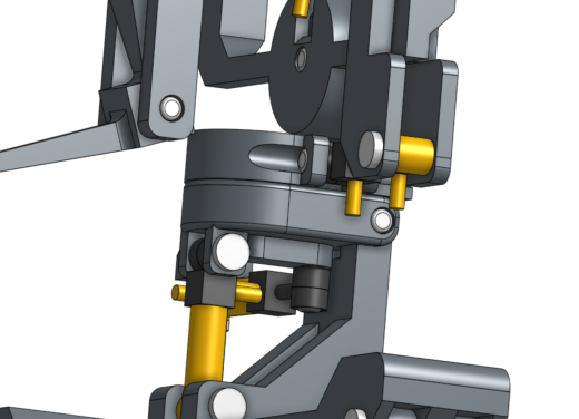 简易的仿生机器人结构  OBJ缩略图