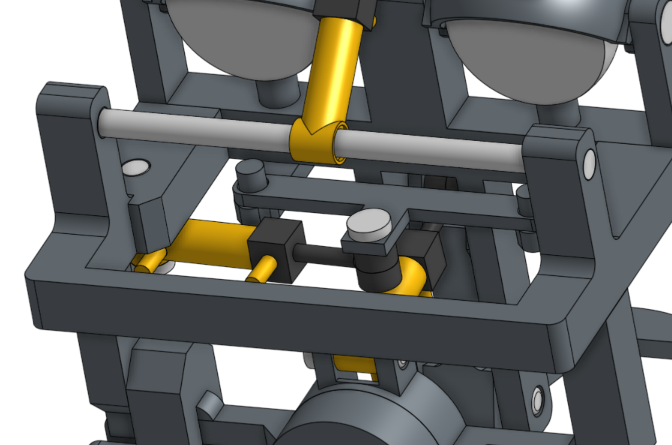 简易的仿生机器人结构  OBJ
