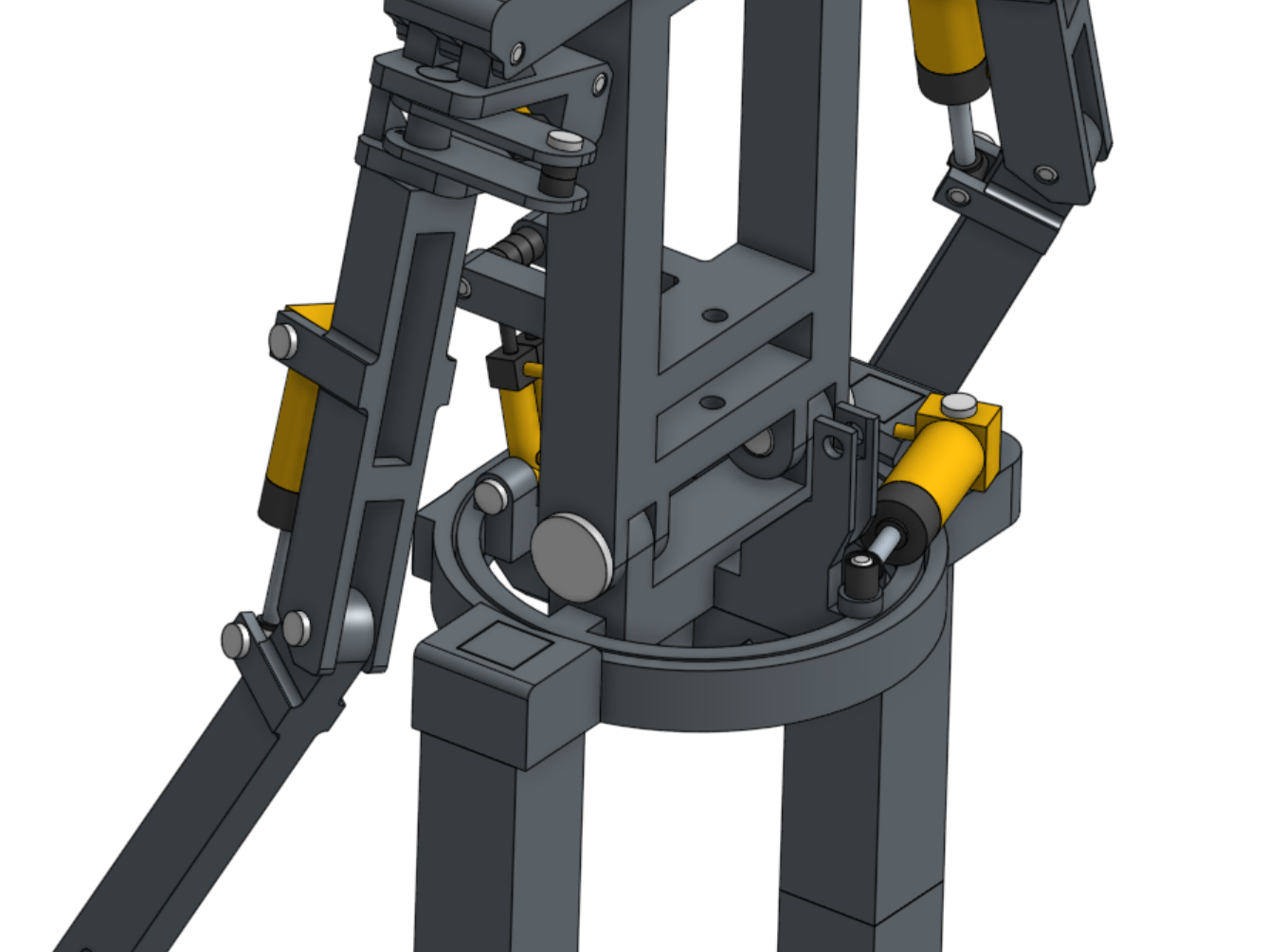 简易的仿生机器人结构  OBJ