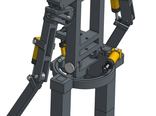 简易的仿生机器人结构  OBJ缩略图