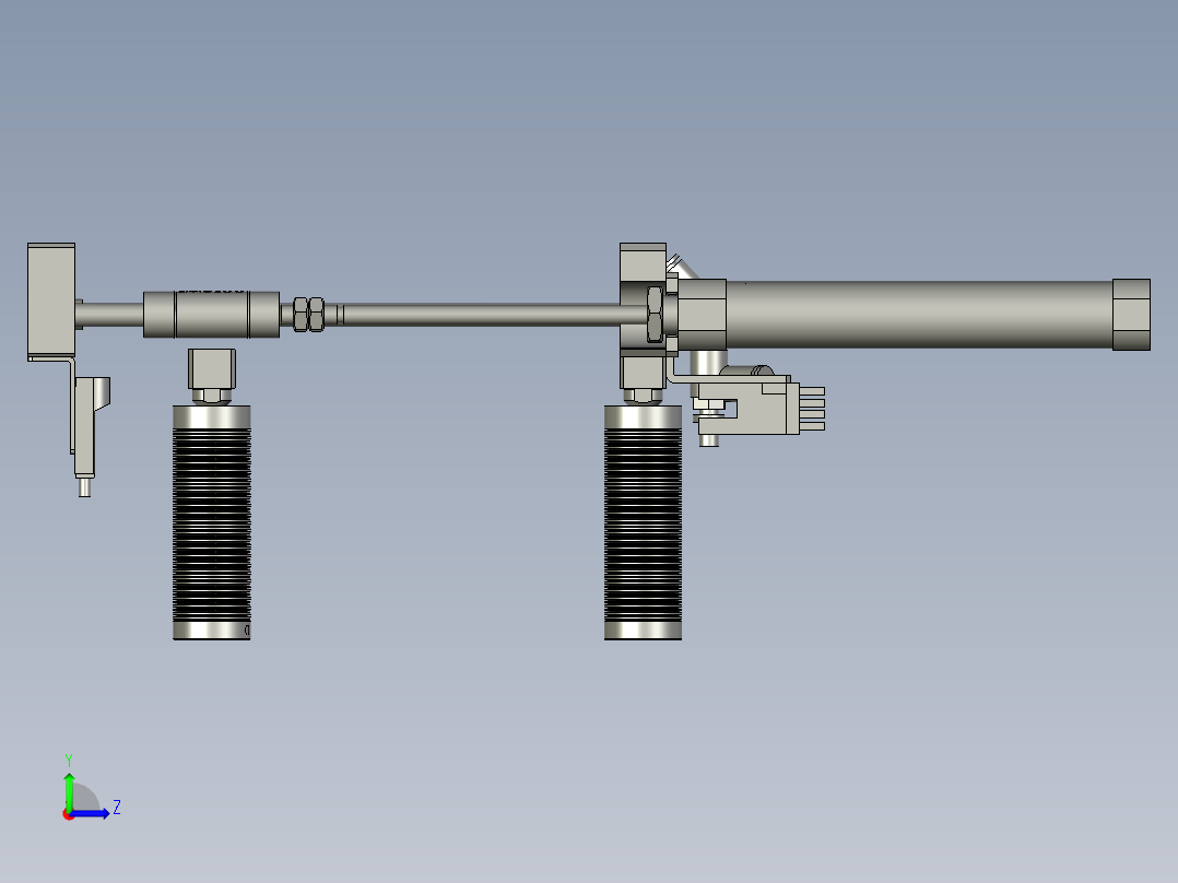 YWP200K4-20-08-00胶带缓存组件左视图