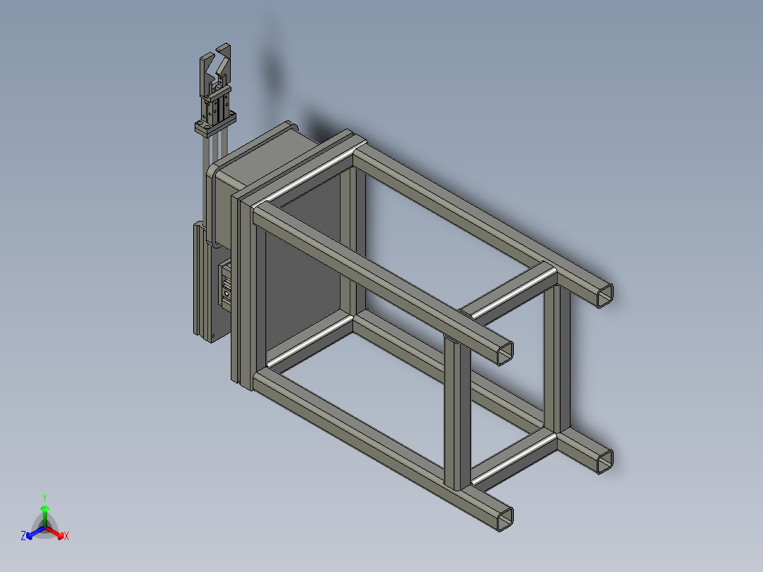 分拣工装主视图