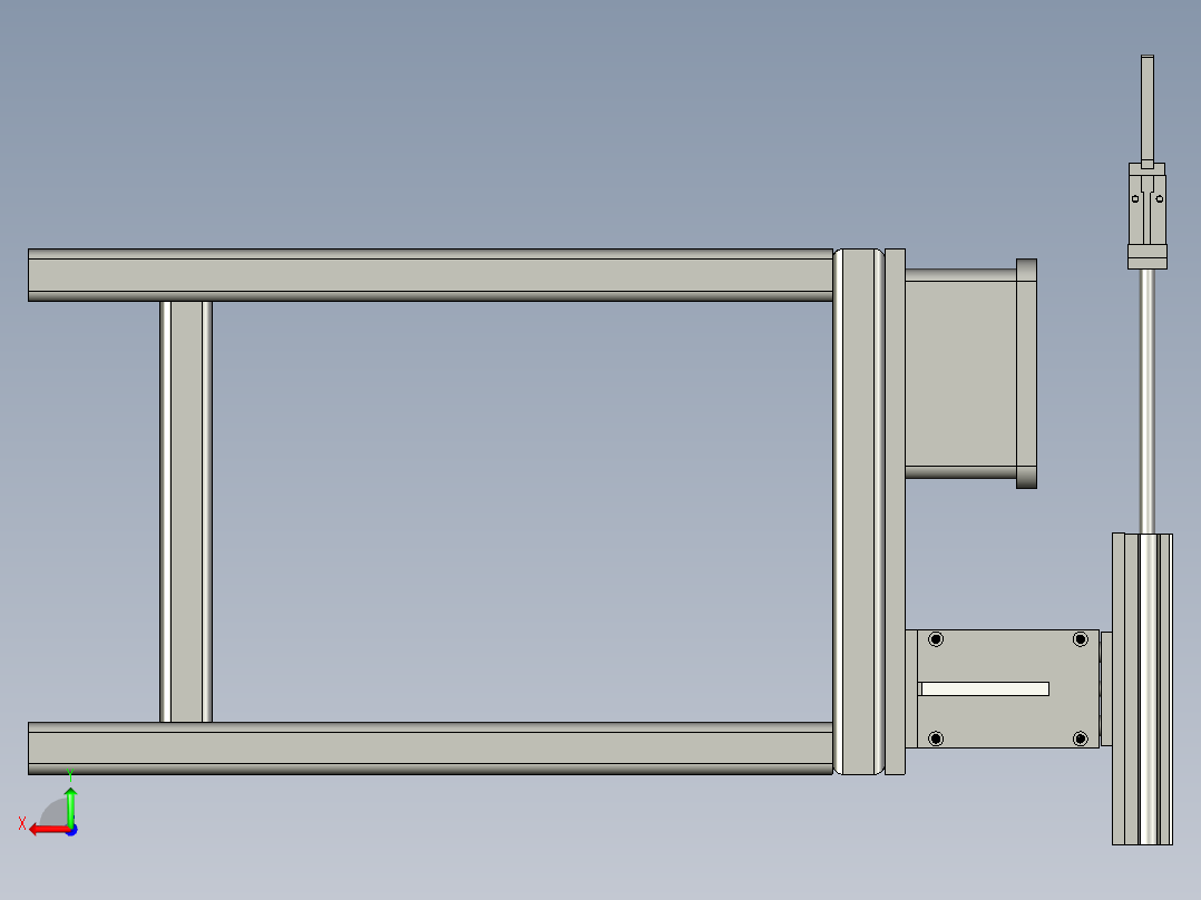 分拣工装后视图