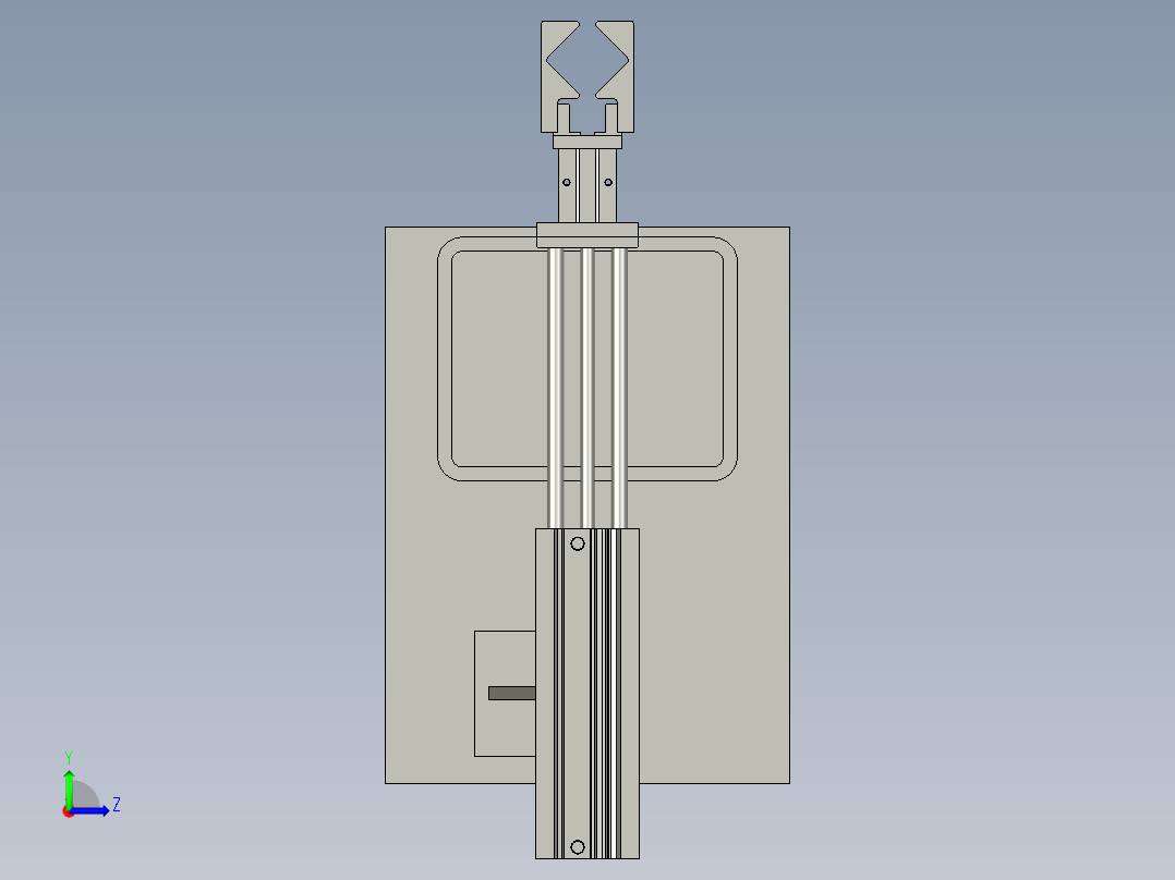 分拣工装左视图