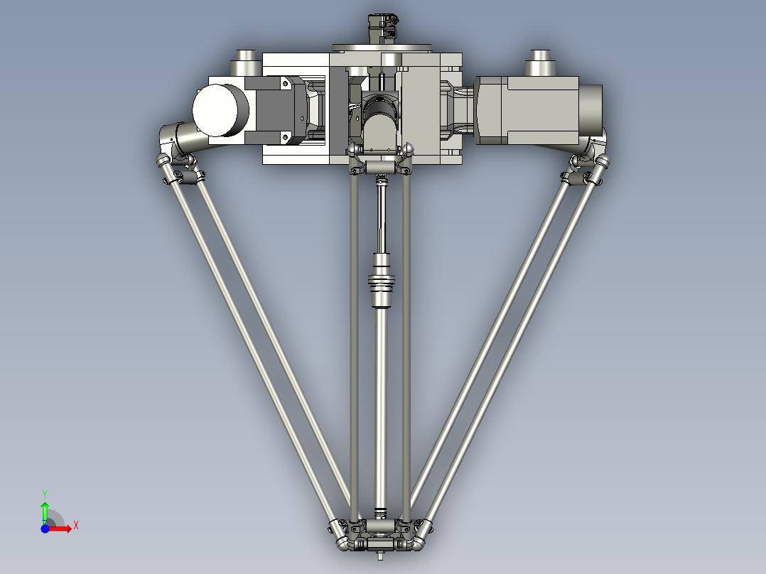 快速分拣搬运码垛机械手前视图