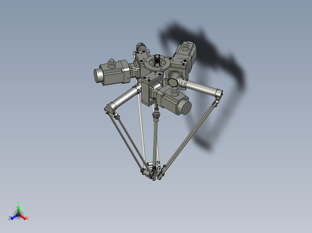 快速分拣搬运码垛机械手正等轴测图
