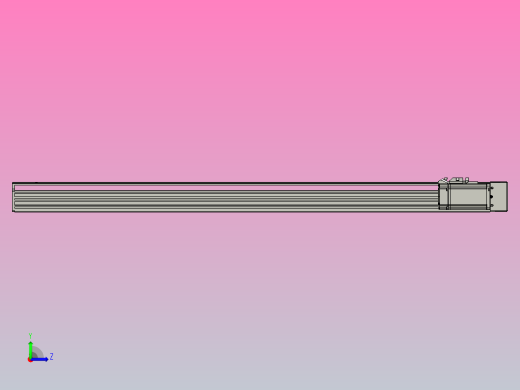 日规模组半封闭丝杆TPA-HNR-85S-1610C-L950-ML-C-P20-N3左视缩略图