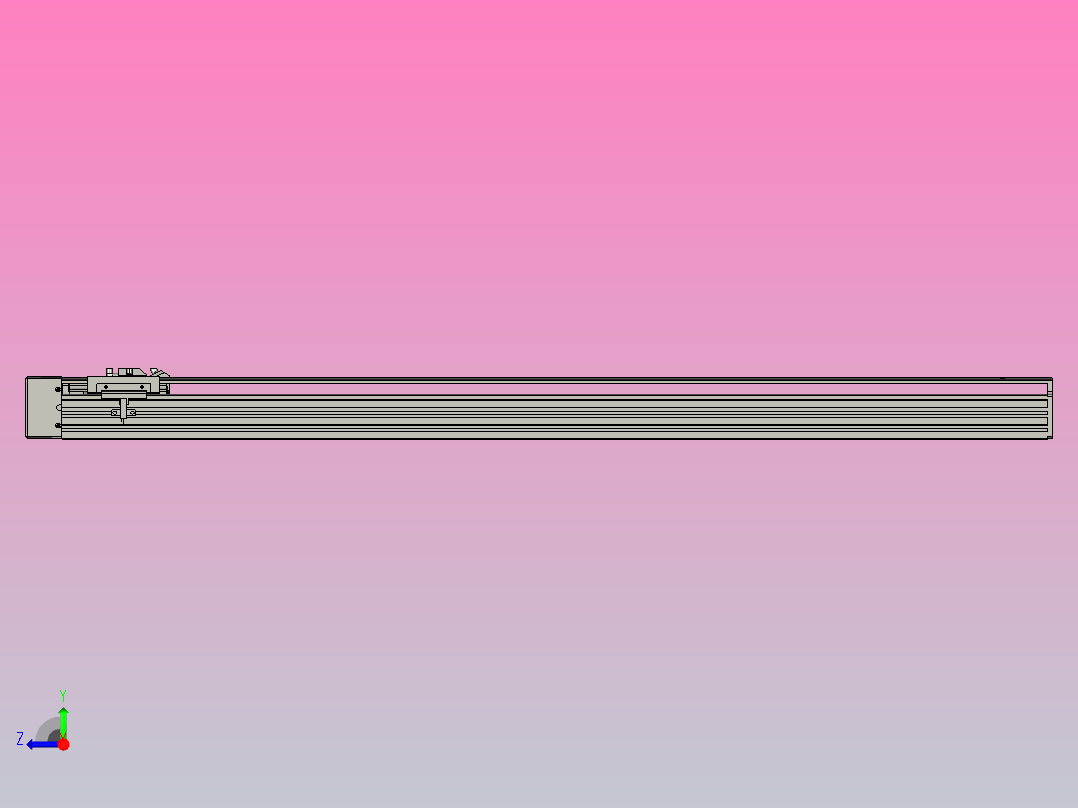 日规模组半封闭丝杆TPA-HNR-85S-1610C-L950-ML-C-P20-N3右视图