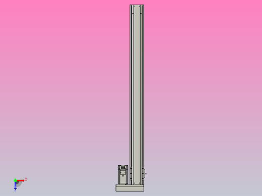 日规模组半封闭丝杆TPA-HNR-85S-1610C-L950-ML-C-P20-N3俯视缩略图