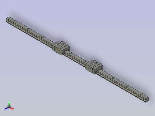 IAP33-H24-L590直线导轨组