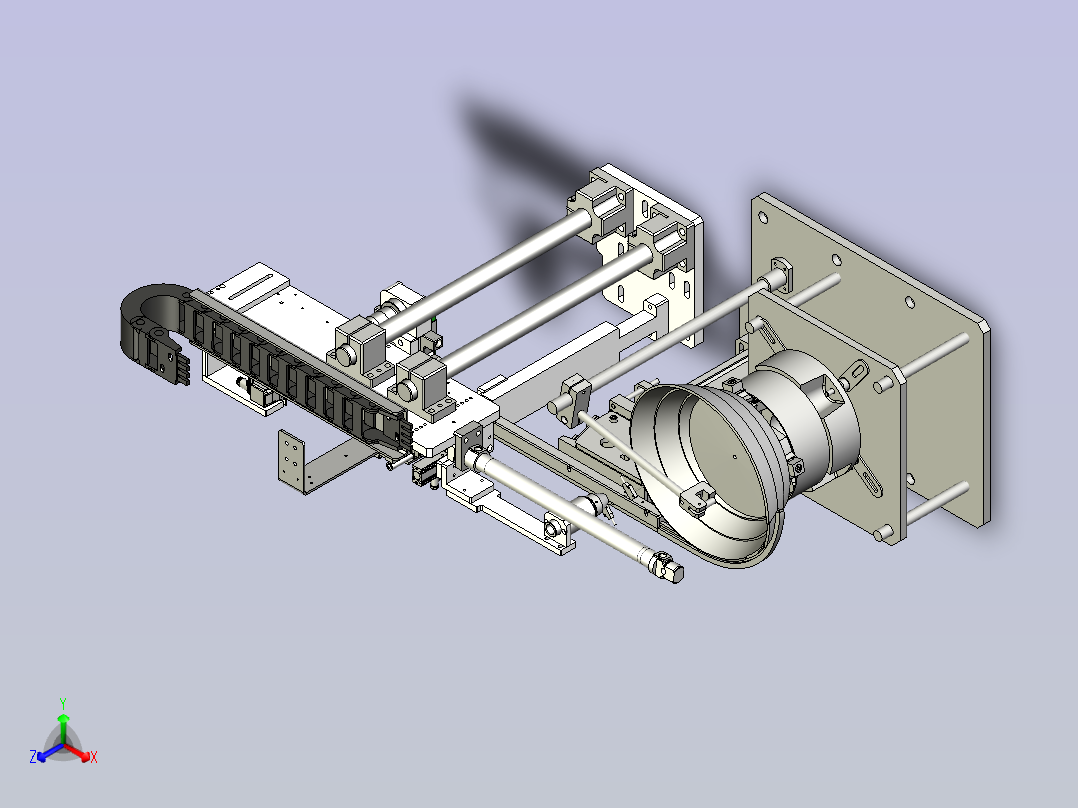 一种小型O型圈自动上料和组装机构正等轴测图