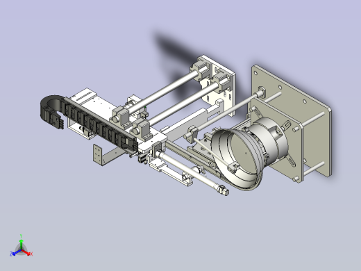 一种小型O型圈自动上料和组装机构正等轴测缩略图