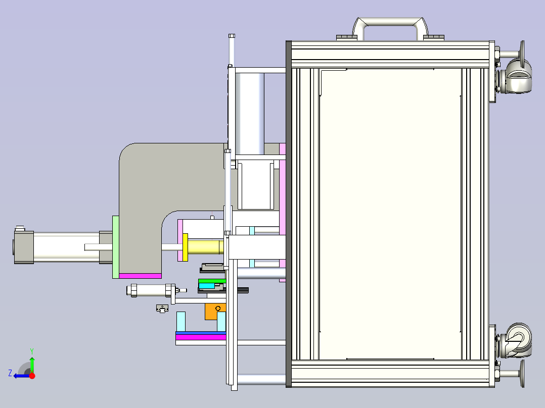 汽车凸轮自动化检测设备设计右视图