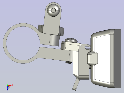 自行车前灯俯视缩略图