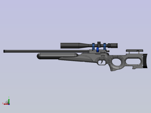 1149-本杰明·Marauder.357 口径气枪后视缩略图