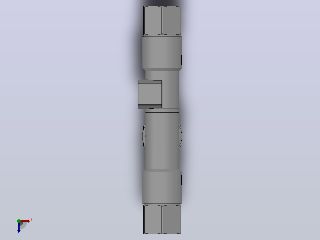 HZH系列螺纹连接2真空发生器[HZH05DS-01-01-01]俯视图