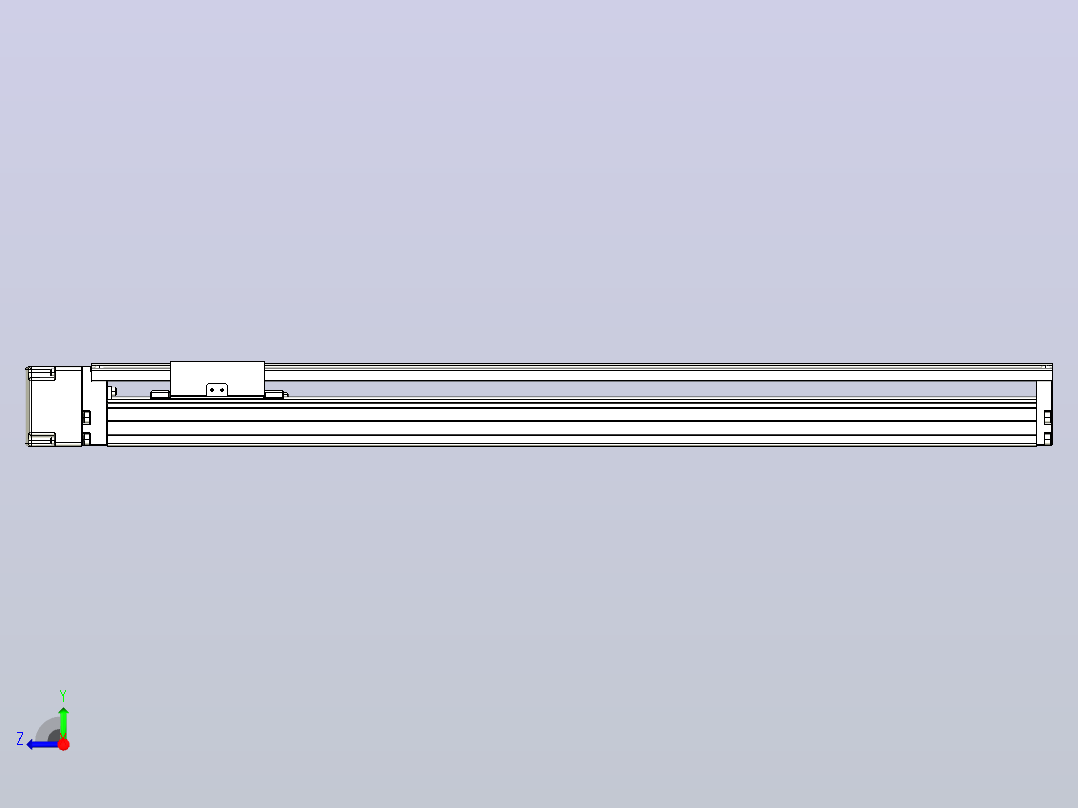 线性模块铝制底座TPA-KNR-86E-1610C-L600A1-ML-H10-N3右视图