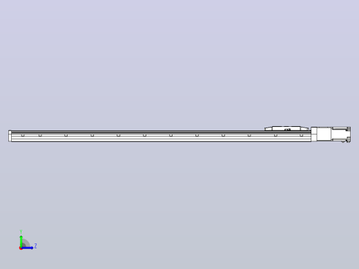 滚珠丝杠直线轴内置导轨TPA-GCR-170-2510C-L1450-M-M75-N3左视缩略图