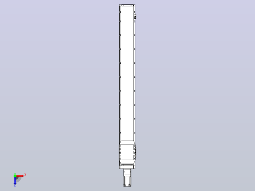 滚珠丝杠直线轴内置导轨TPA-GCR-170-2510C-L1450-M-M75-N3俯视缩略图